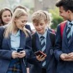 Smart phones out at school.