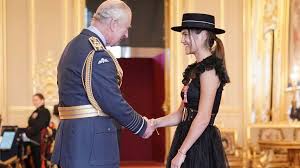 Award. From King Charles.