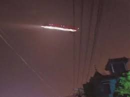 'UFO' filmed flying over Sheffield.