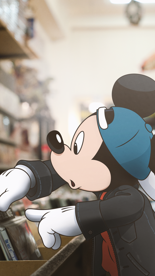 Mickey Mouse switches up. Blimey.