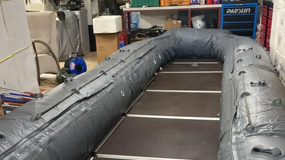 Boat used for people smuggling