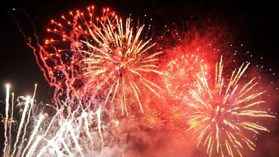 Fireworks in Greater Manchester.