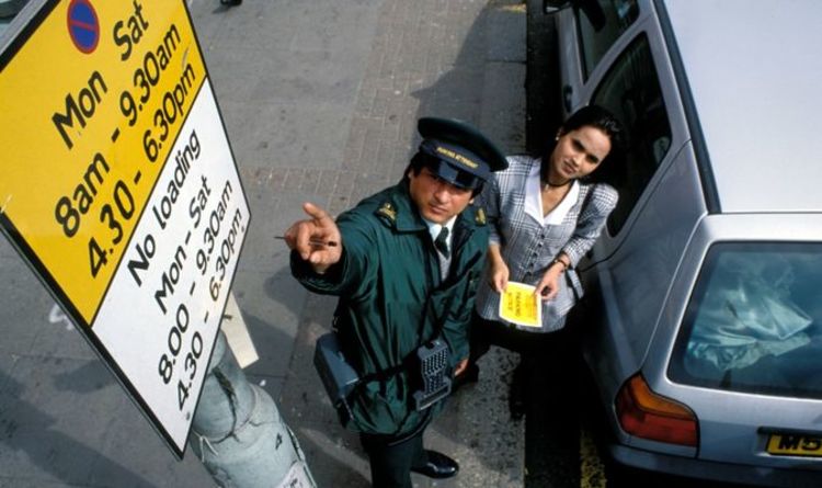 "You can't park here."
