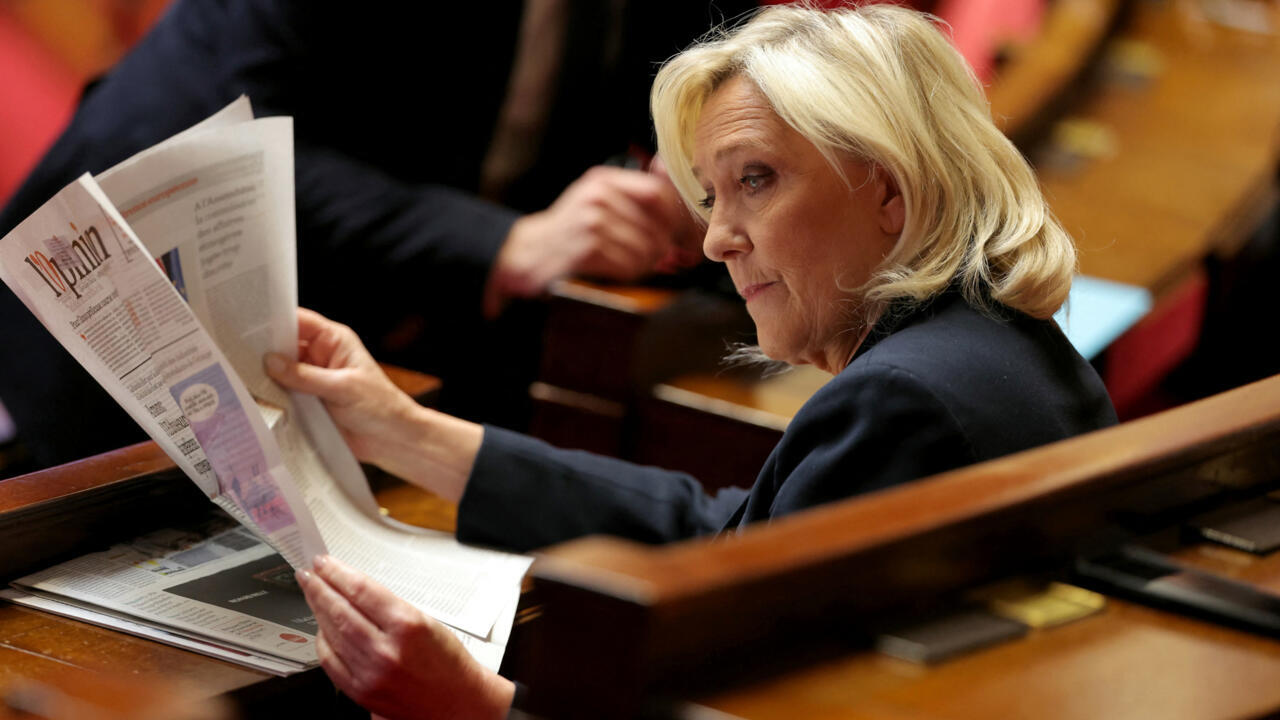 Le Pen is shameless, she's on a tag.