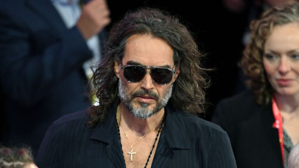 Russell Brand arrives at Court.