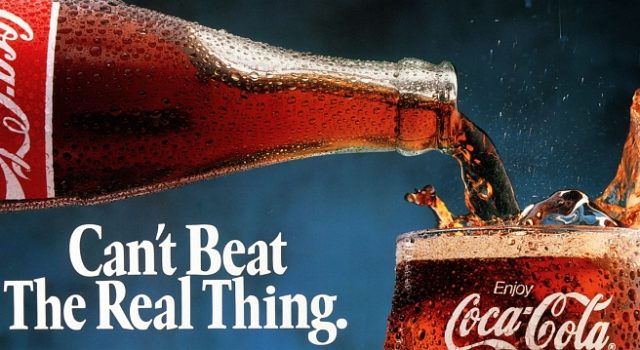 Coke is the real thing according to Trump.