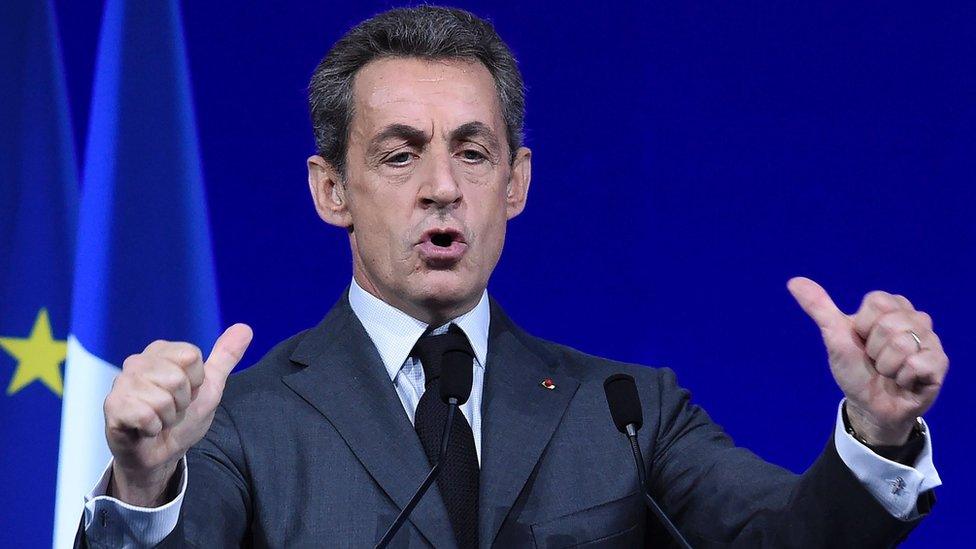 Sarkozy gets five years.